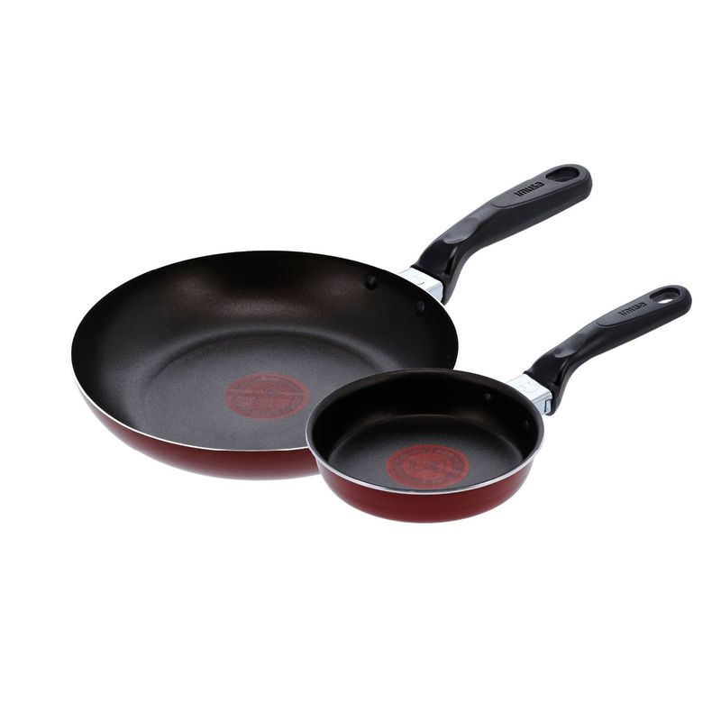 IMUSA - Set IMUSA COLORS Cacerola 12cm  Sartén 20cm Rojo