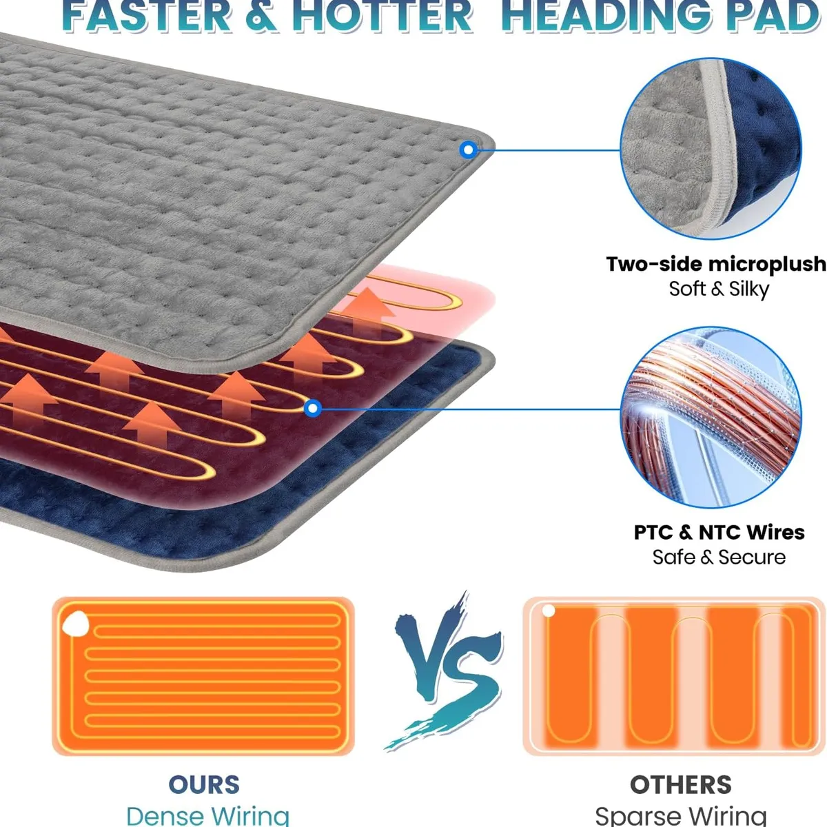 ASPEN - Almohadilla Compresa Térmica Eléctrica Para Aliviar Dolores