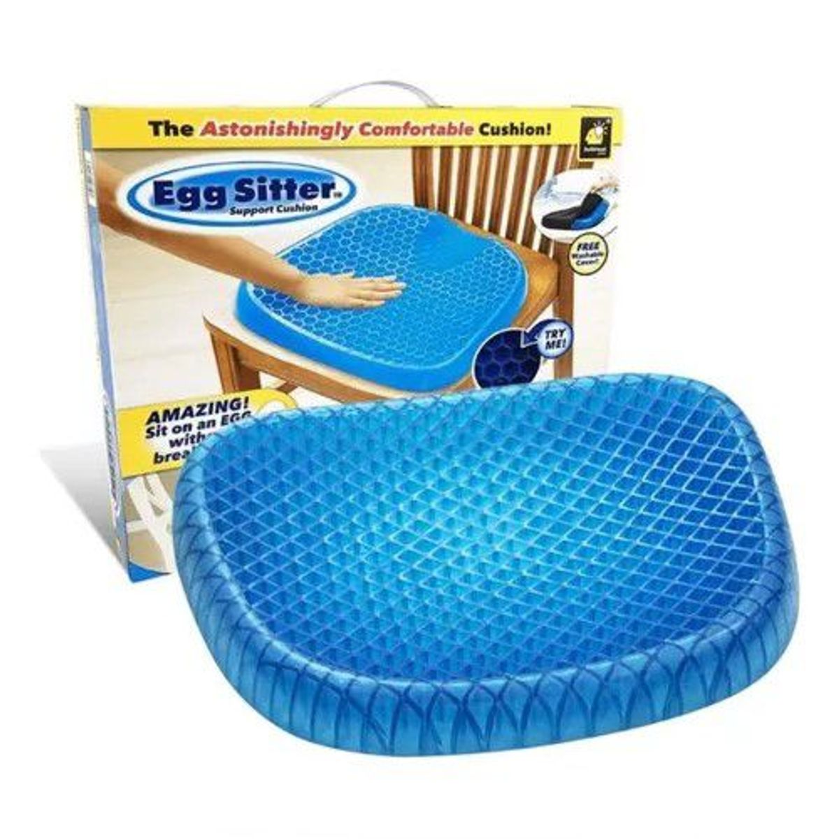 GENERICO - Cojín Almohada Para Silla Asiento En Silicona Ergonomico
