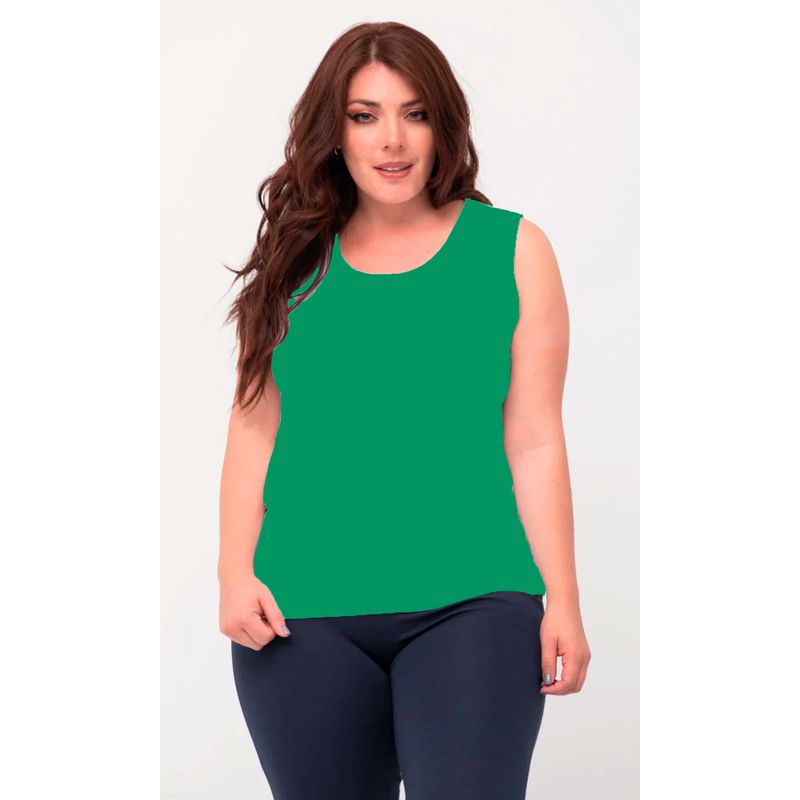 L Y H - Camiseta Para Mujer Sin Manga Verde Marca L&H