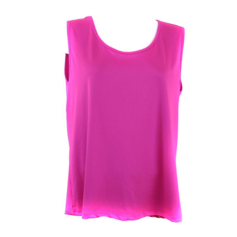 L Y H - Camiseta Para Mujer Sin Manga Fucsia Marca L&H