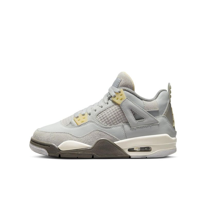 JORDAN - Tenis Mujer Jordan Air Jordan 4 Retro Se Bg Gs - Gris