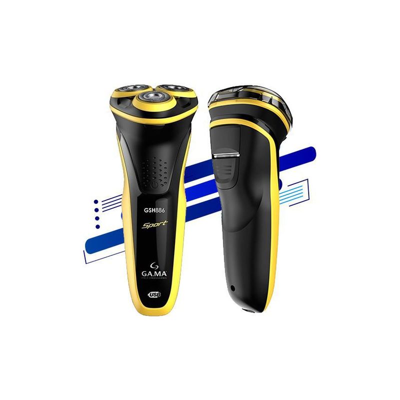 GAMA - Máquina afeitadora inalámbrica gsh886 sport gama italy negra