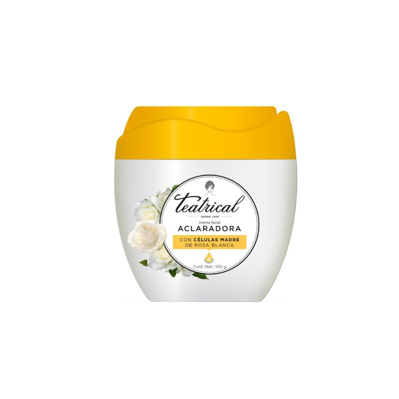 TEATRICAL - Crema Facial Teatrical Aclaradora X 100gr
