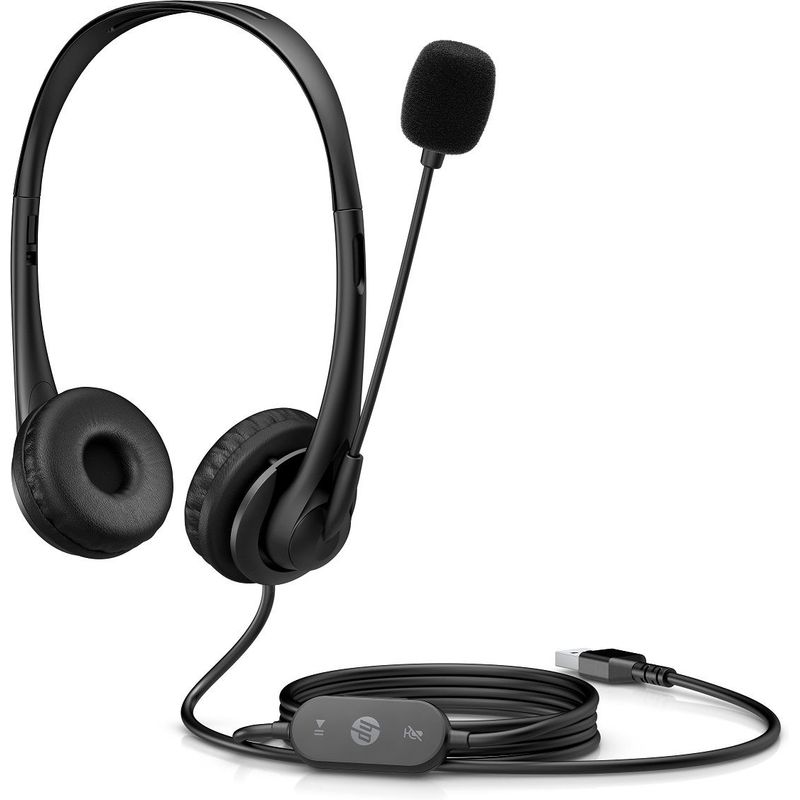 HP - Audífonos Hp G2 Usb Con Micrófono Control De Volumen Mute