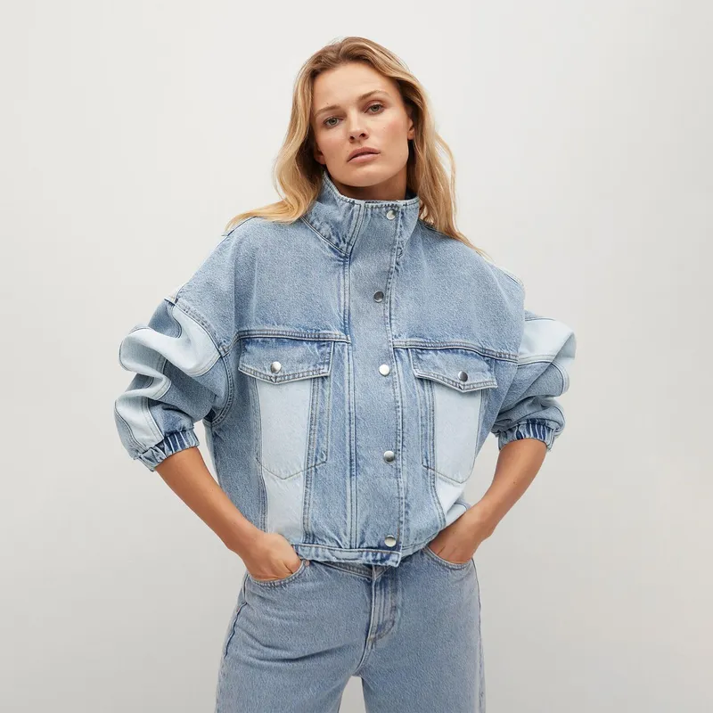 MANGO - Chaqueta de jean Mujer MNG