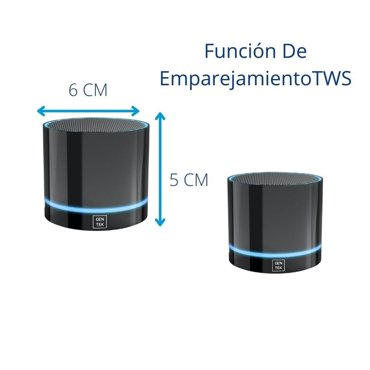 GENERICO - Parlantes Bluetooth Kit de 2 unidades Gentek S3