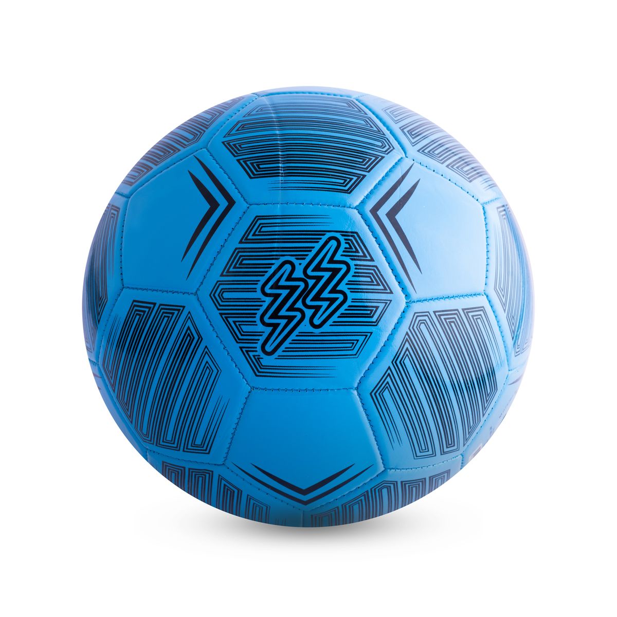 ZOOM SPORT - Balon de Futbol Entrenamiento N-5 NegroAzul ZOOM SPORTS