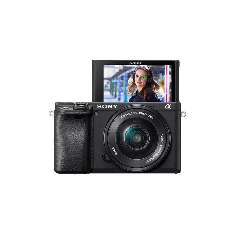 SONY - Cámara sony alpha a6400 mirrorless 4k  lente 16-50mm