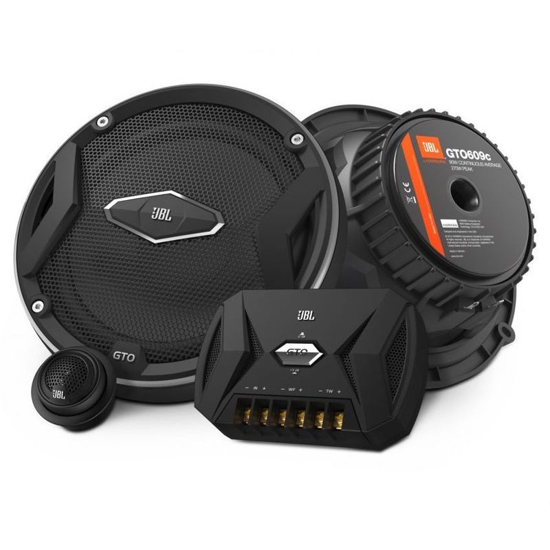 JBL - Parlante jbl gto 609c carro componente, 6 1/2" pulgadas 90w (rms)