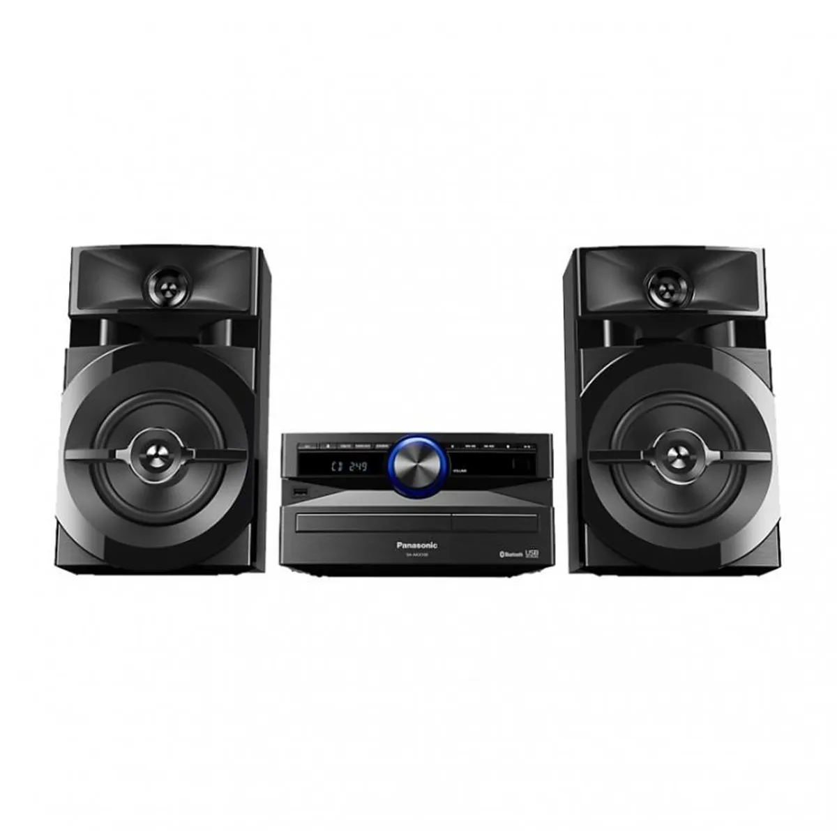 PANASONIC - Equipo minicomponente panasonic sc akx110 2 canales 300 rms - negro