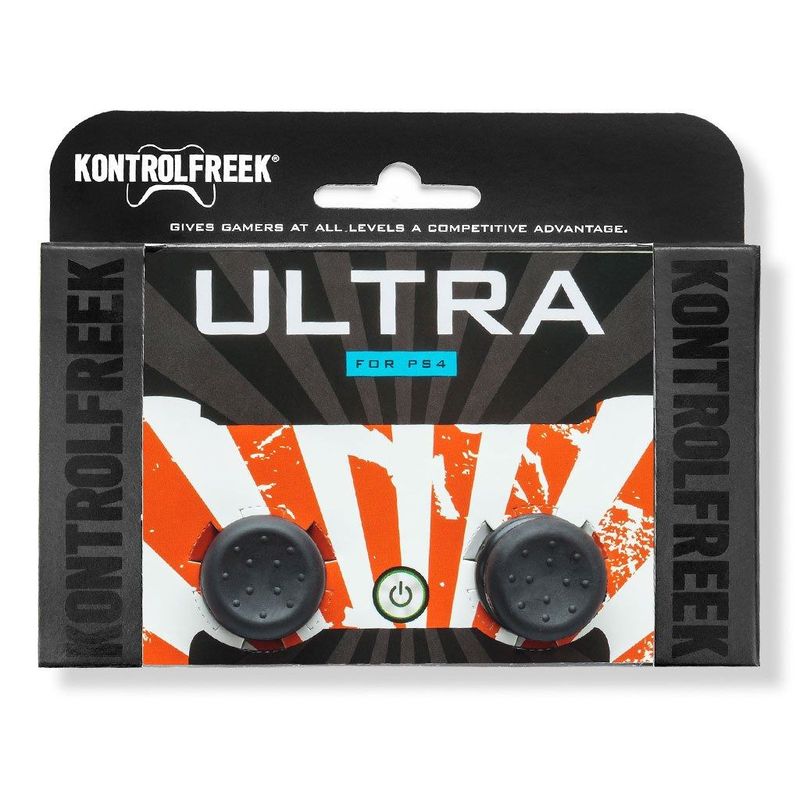 GENERICO - Kontrolfreek PS4/PS5 Agarre Antideslizante  Ultra Negro