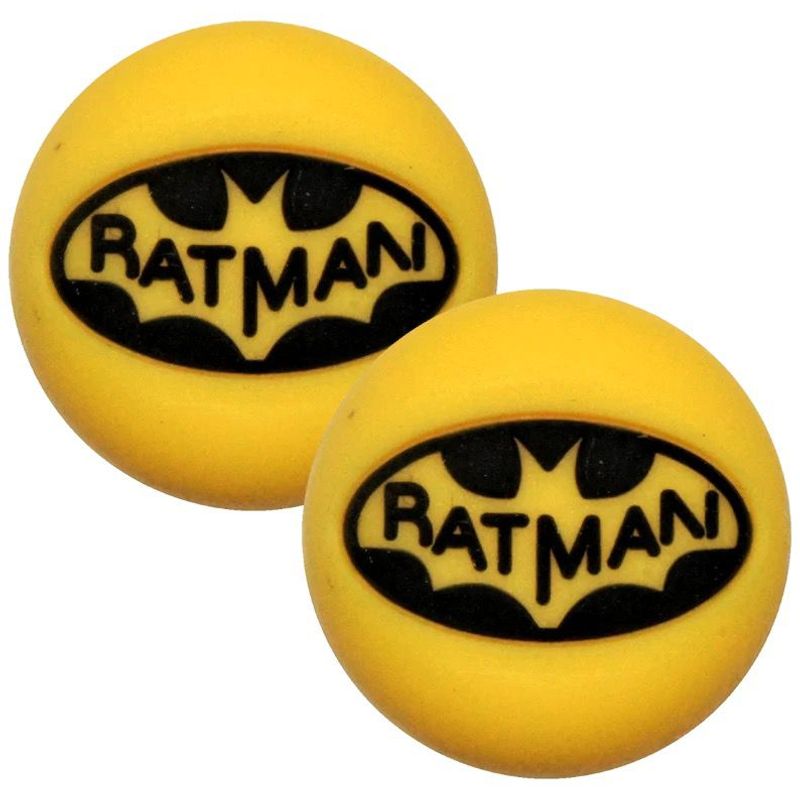 GENERICO - Protector Análogo Grips AAA Resistente  Batman - Amarillo