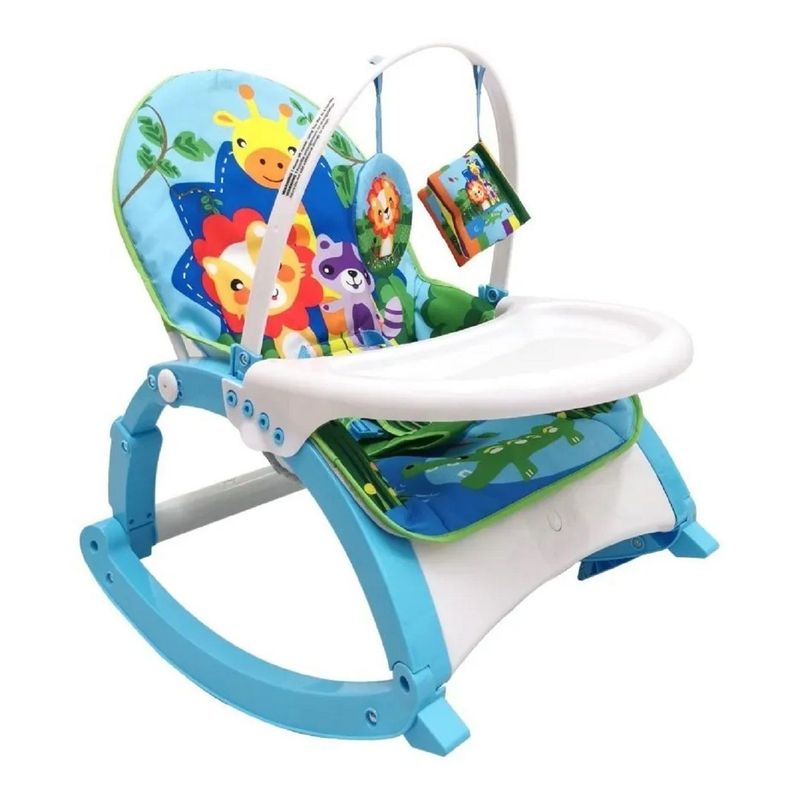 SUNBABY - Silla Comedor Bebe Mecedora Grande 0-4 años Oferta Reclinabl
