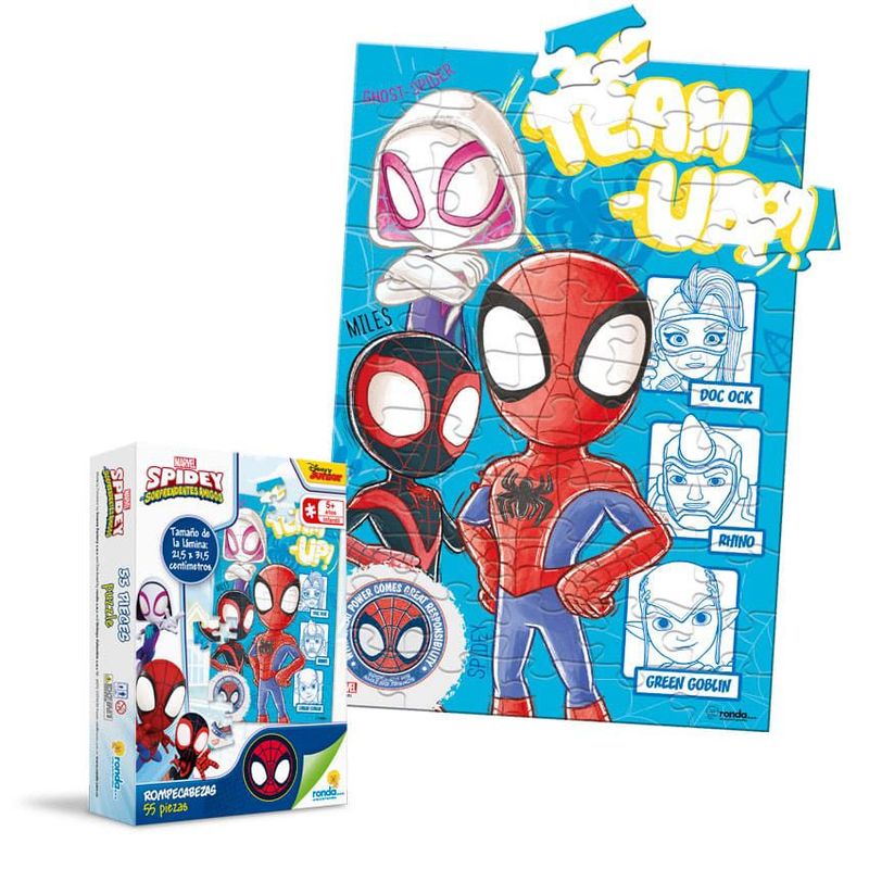 DISNEY - ROMPECABEZAS X 55 PZAS SPIDEY