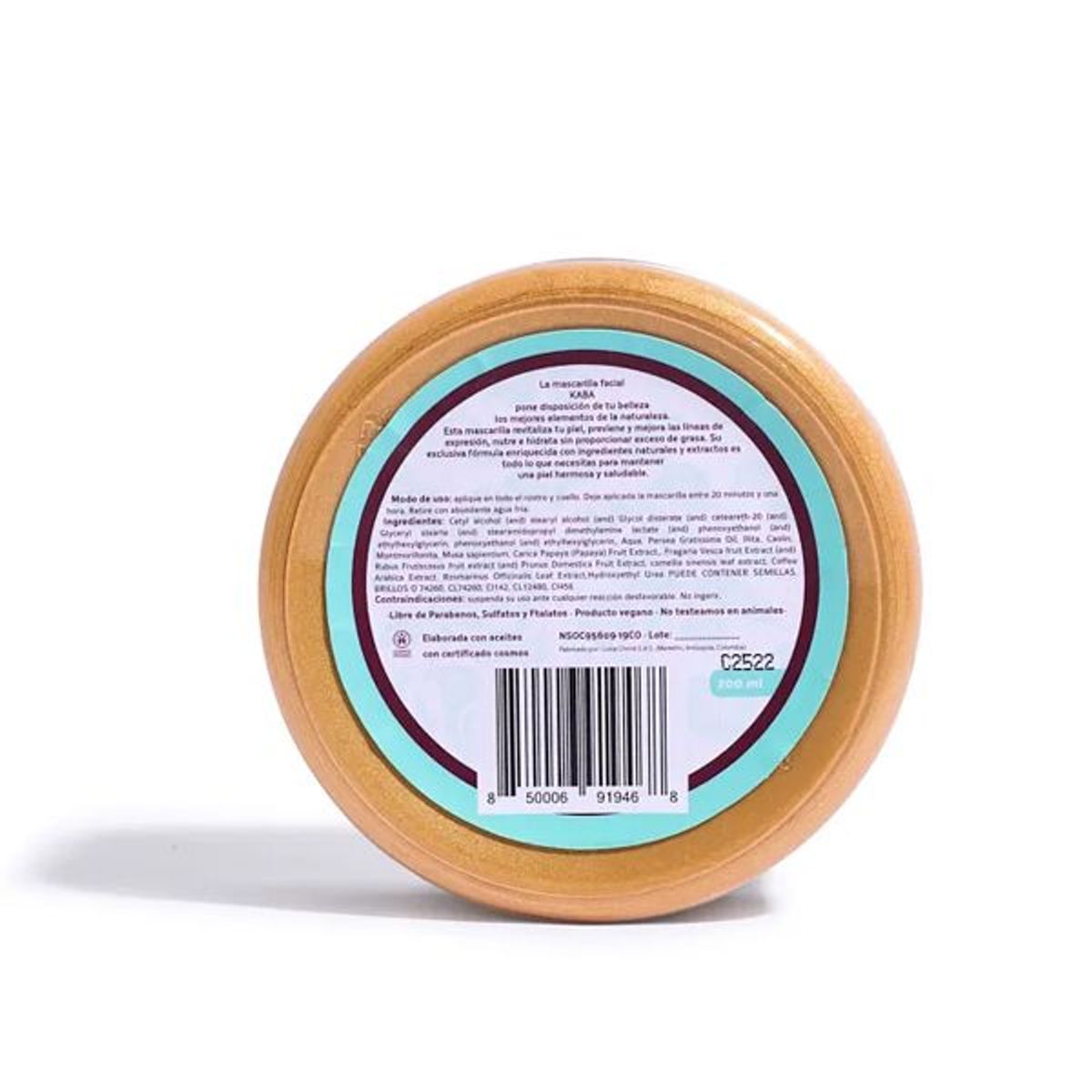 KABA - Mascarilla facial golden kaba 200 ml