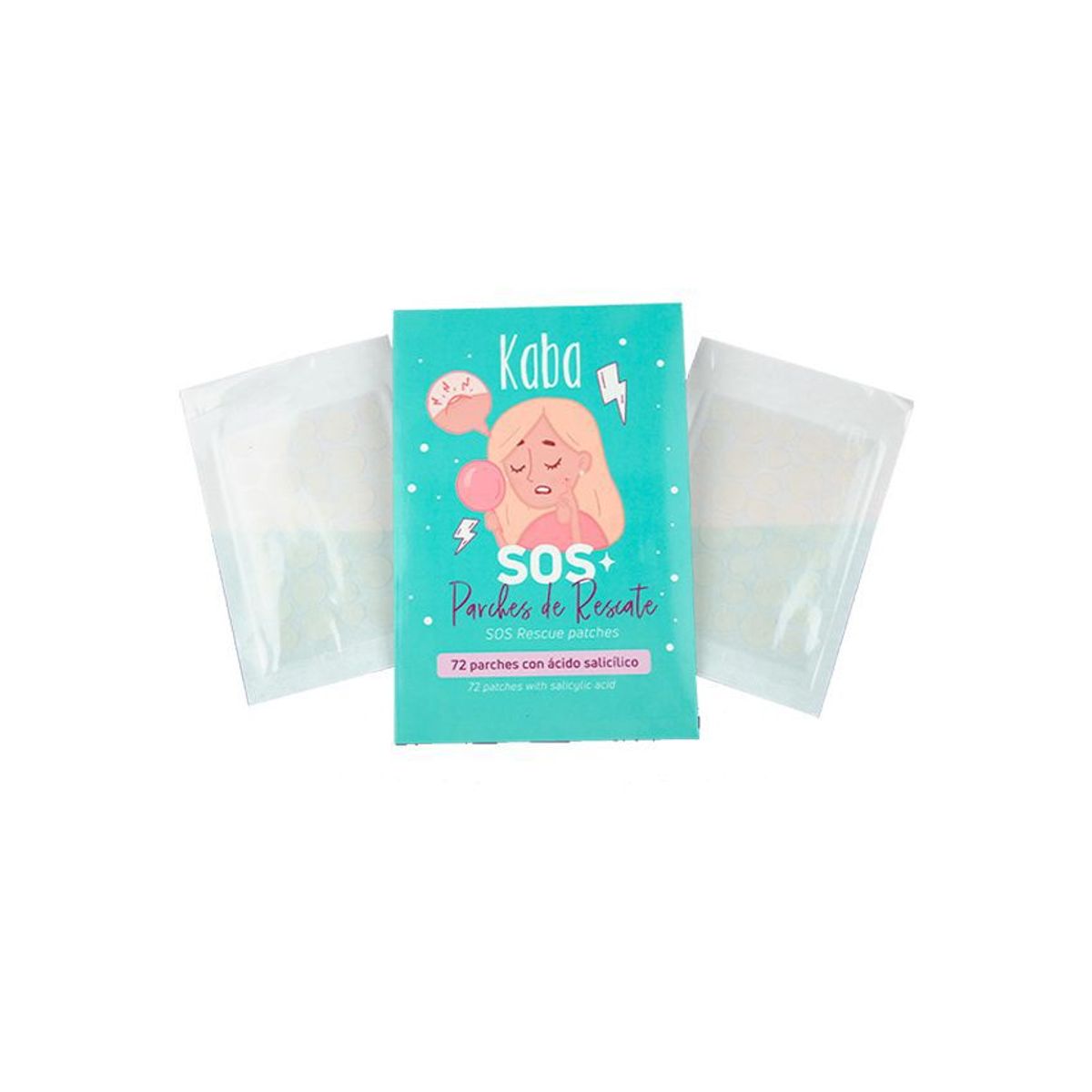 KABA - Parches antiacné sos kaba paq 72 und