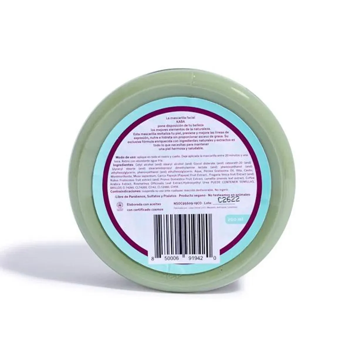 KABA - Mascarilla facial aguacate kaba 200 ml