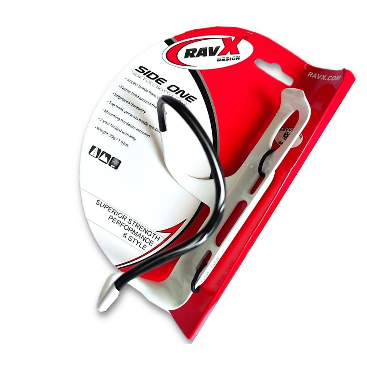 GENERICO - Porta Caramañola Carbono Ravx Soporte Bicicleta Ruta Mtb.