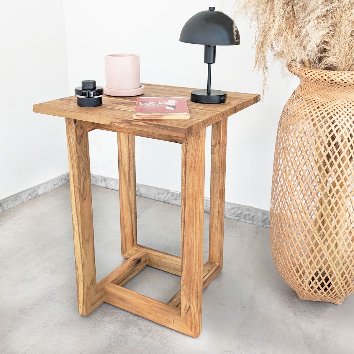 GENERICO - Mesa auxiliar Porvo en madera maciza