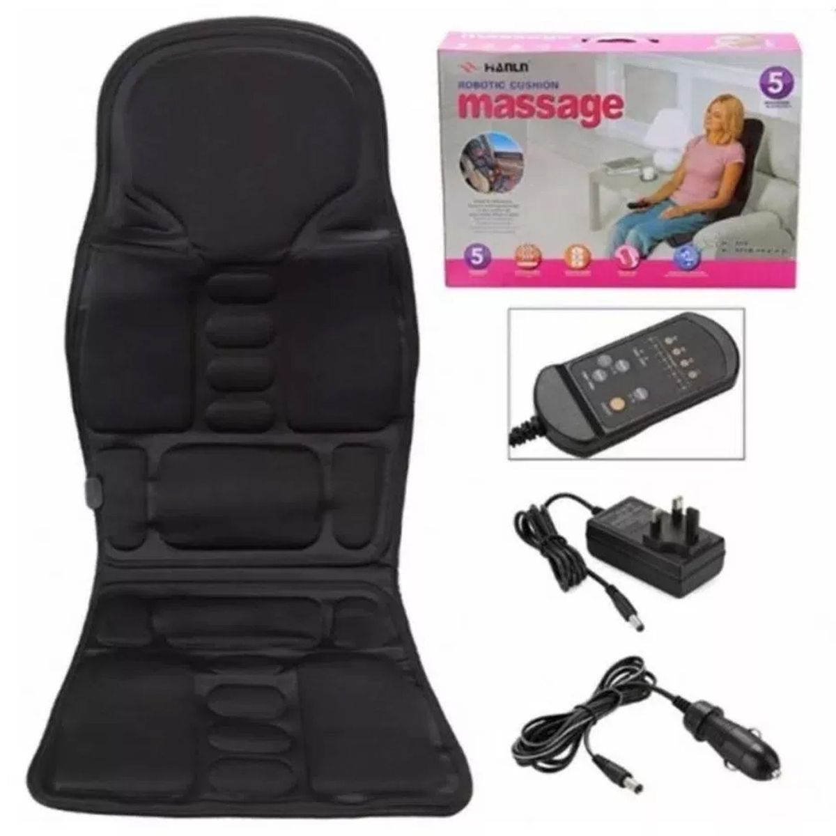 ONE PIXEL - Silla Masajeadora Para Carro Y Hogar 12v 110v ONE PIXEL.