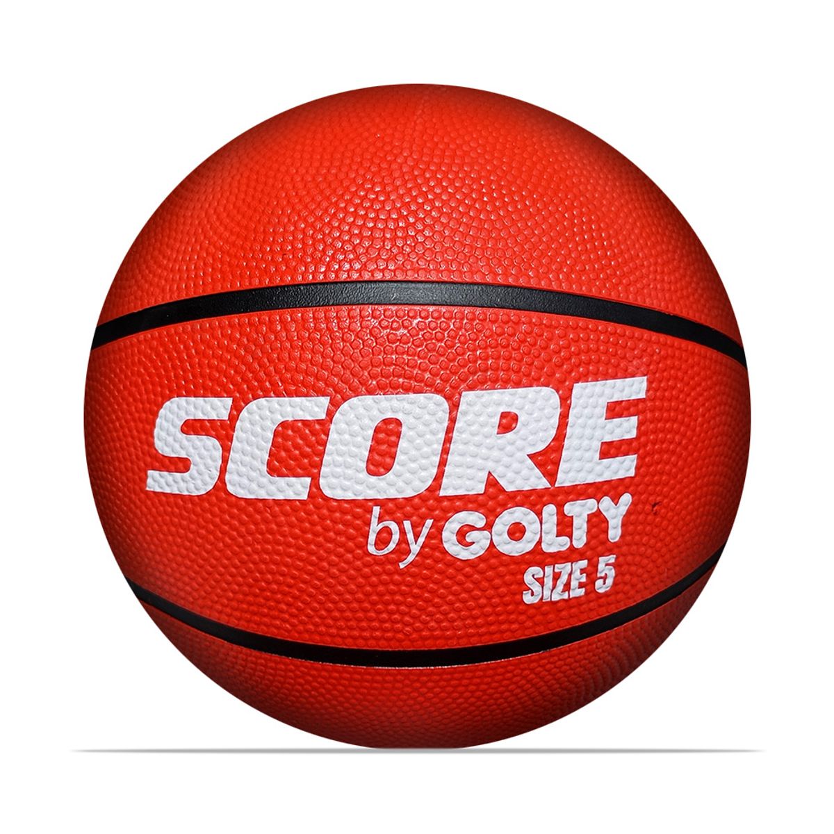 GOLTY - Balon De Baloncesto Score By Golty #5-Negro/Naranja