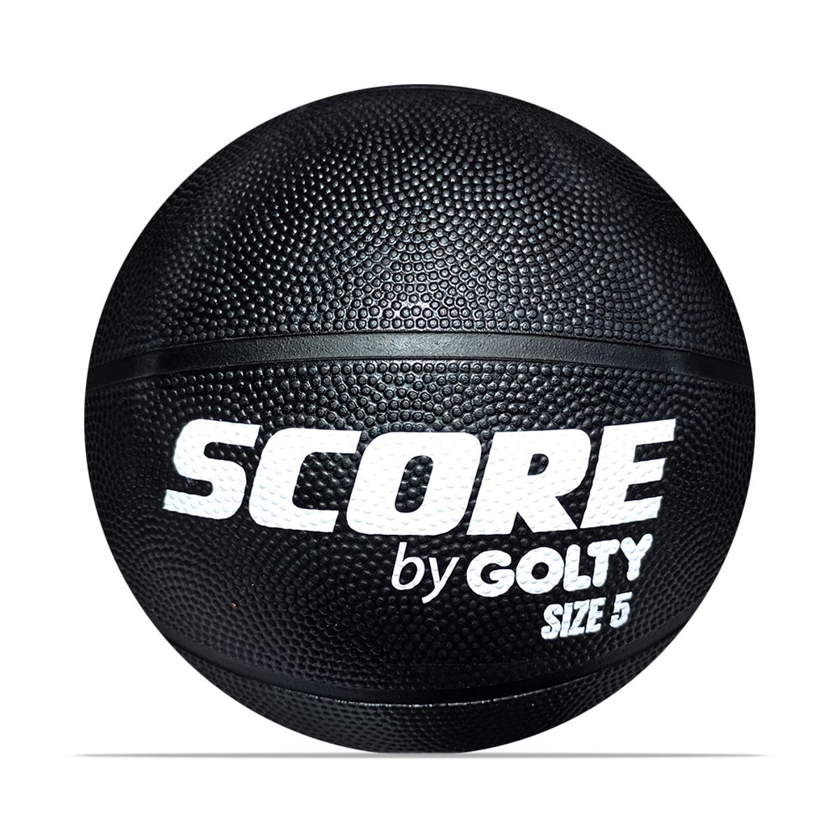 GOLTY - Balon De Baloncesto Score By Golty #5-Negro/Naranja