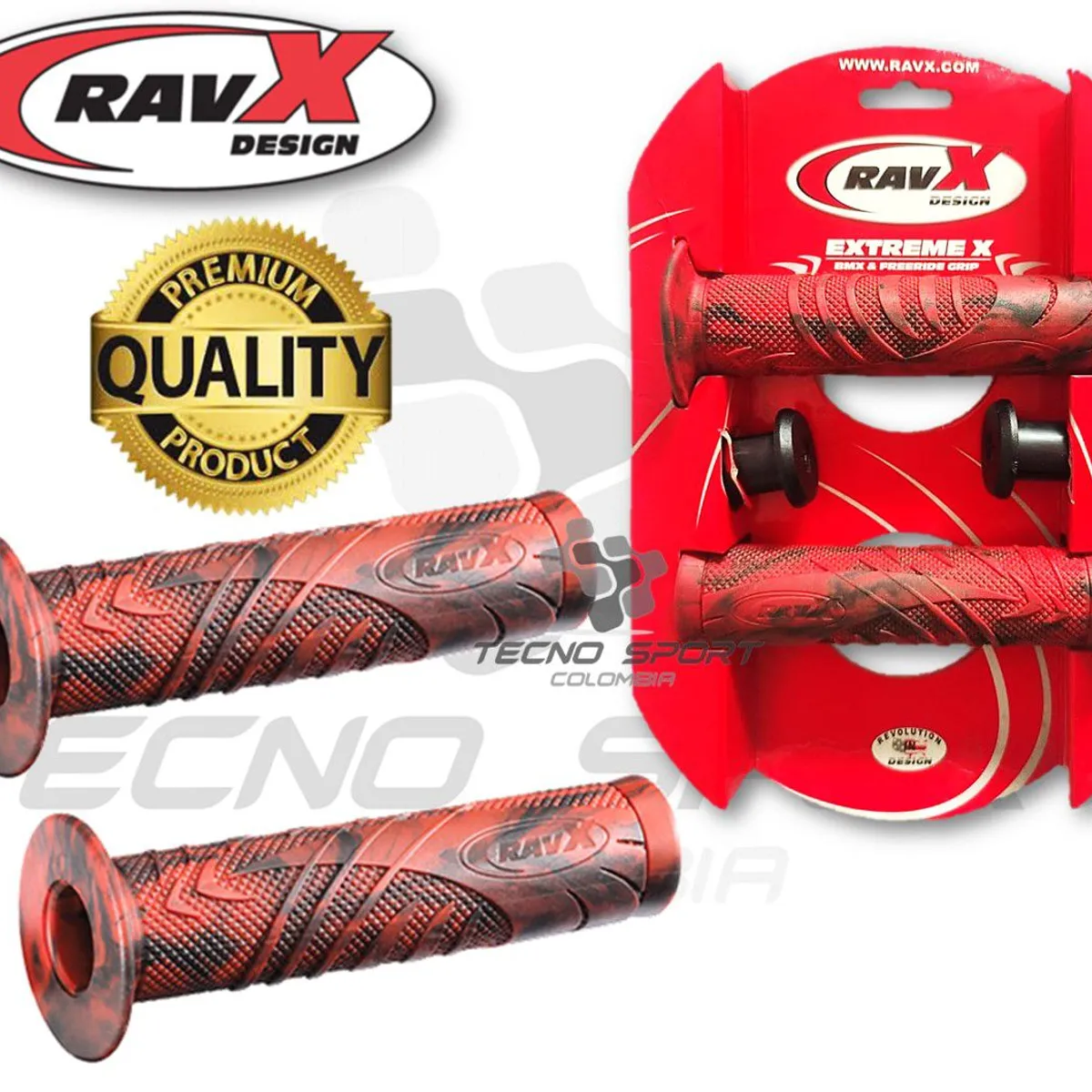 GENERICO - Puño Bicicleta Ravx Mango Grip Manillar BMX FREERIDE
