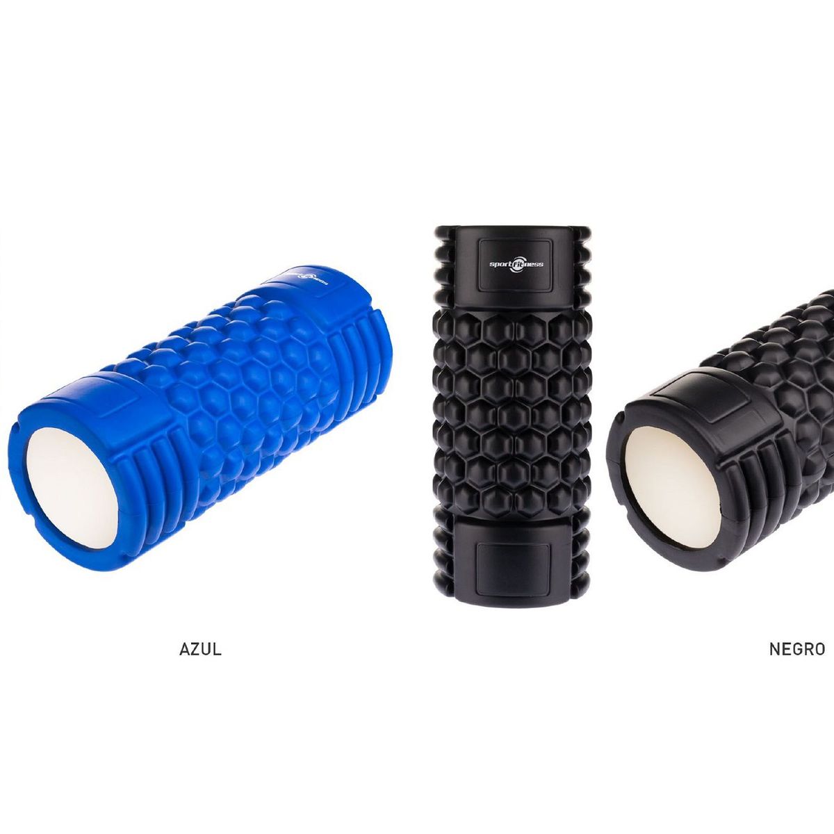 SPORT FITNESS - Rodillo De Espuma Grabado Profundo Azul