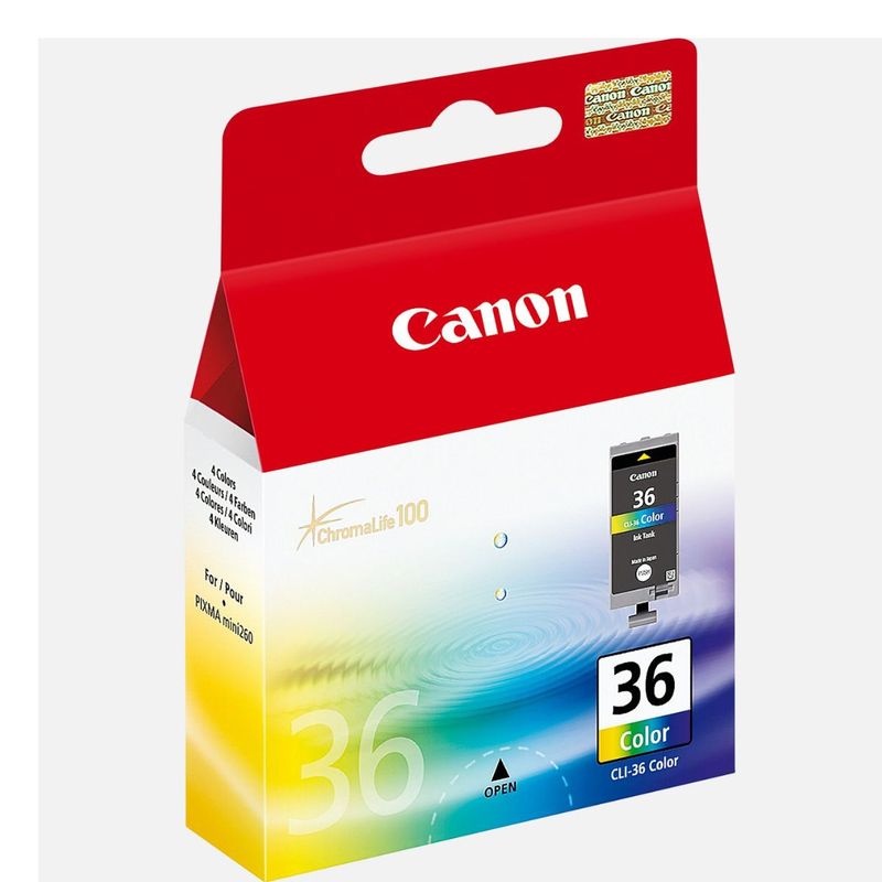 CANON - Canon CLI-36 Depósito de tinta de color compatible