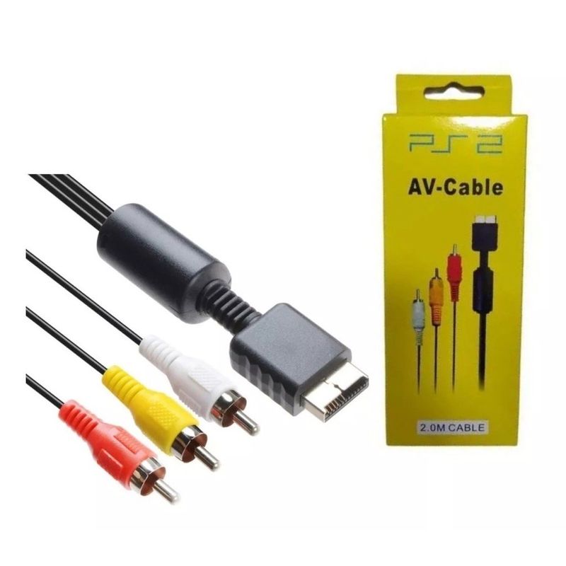 GENERICO - Cable AV Sony PS1/2/3 180cm Alta Calidad 