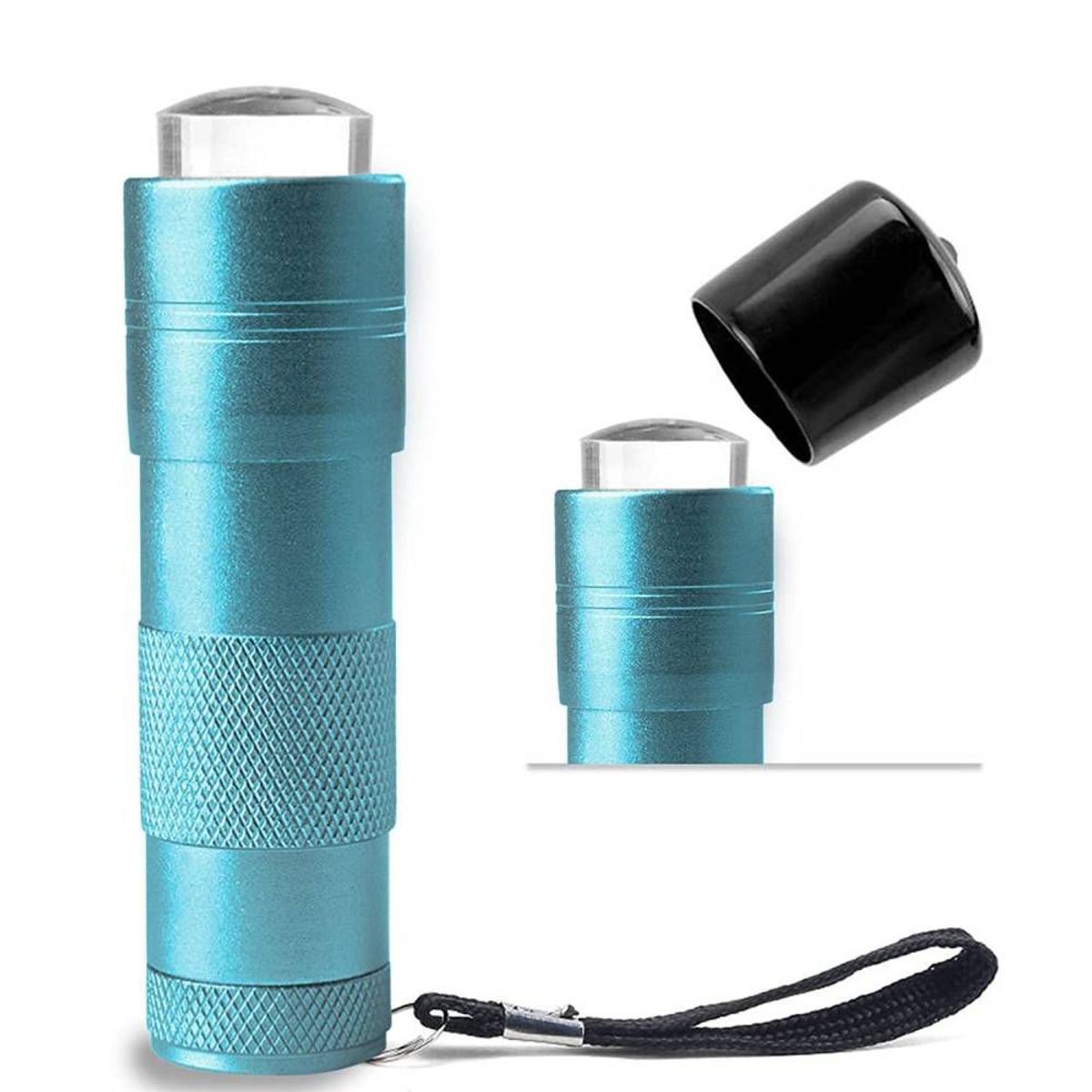 GENERAL - Lámpara Linterna Celeste Press On Manicure Uñas.