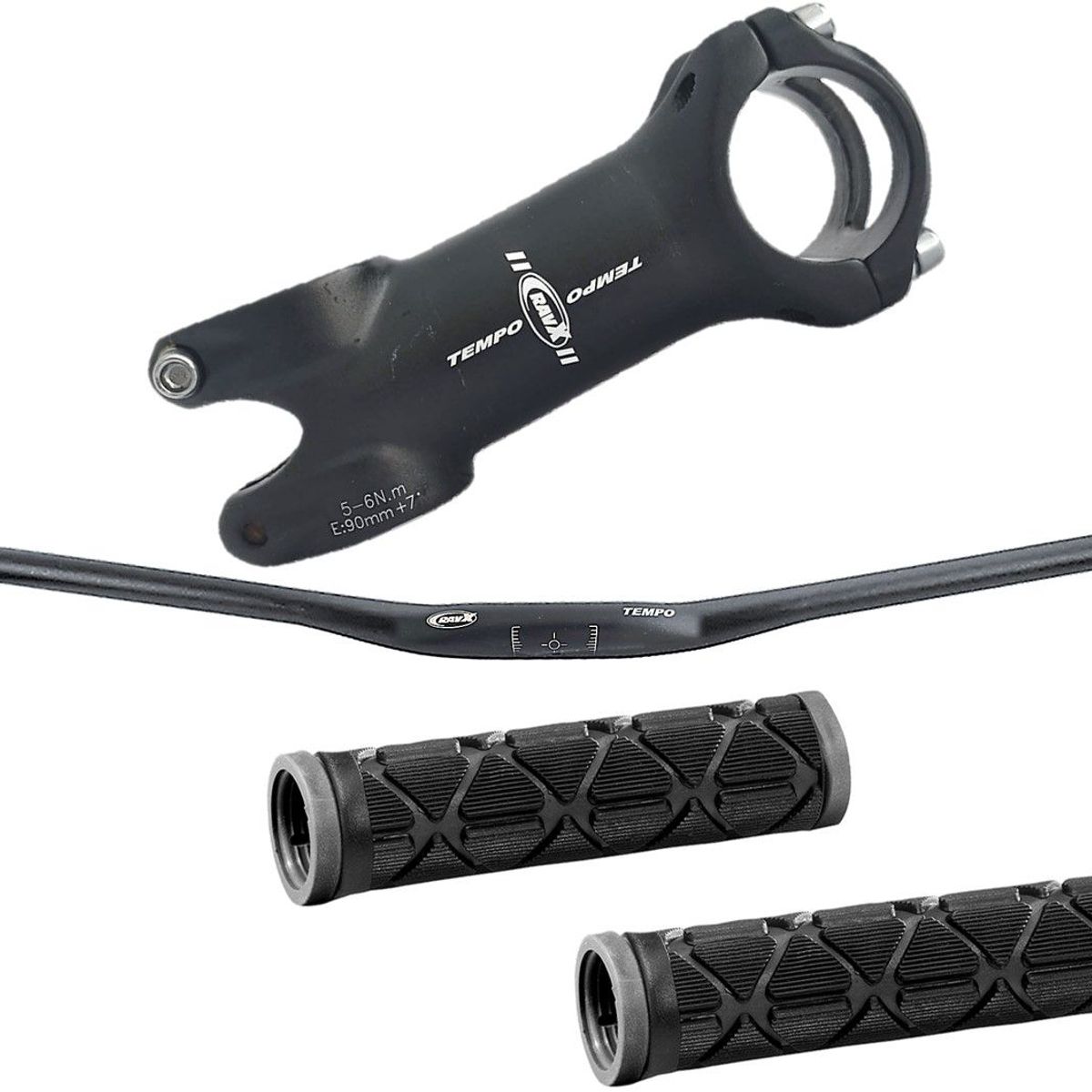 GENERICO - Manubrio Espiga 318mm Bicicleta Ravx Mtb Obsequio Kit Combo