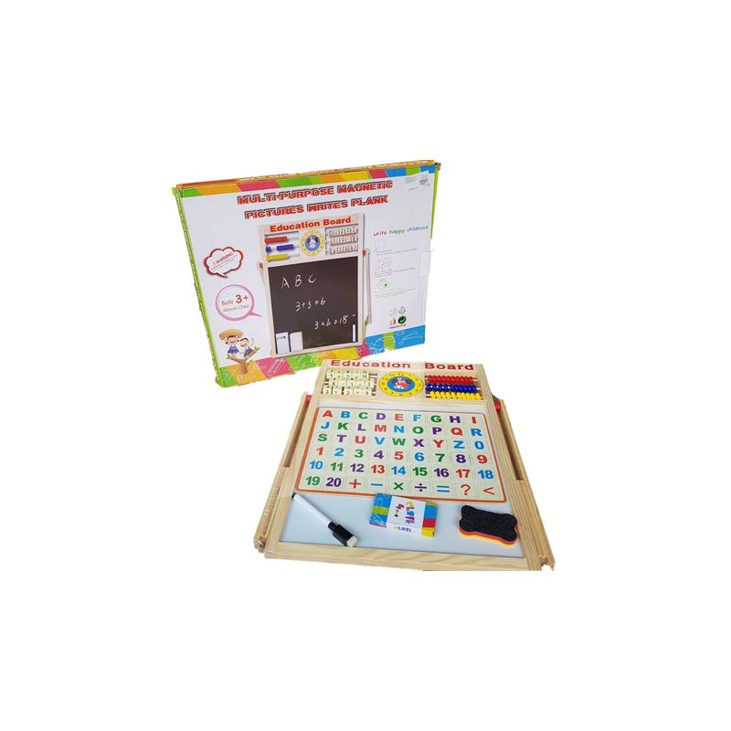 GENERICO - Tablero De Aprendizaje Infantil Multitifunción 2 En 1