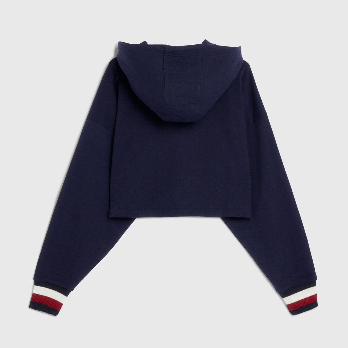 TOMMY HILFIGER - Hoodie Cropped Con Capucha Tommy Hilfiger X Shawn Mendes Mujer Gris Tommy Hilfiger