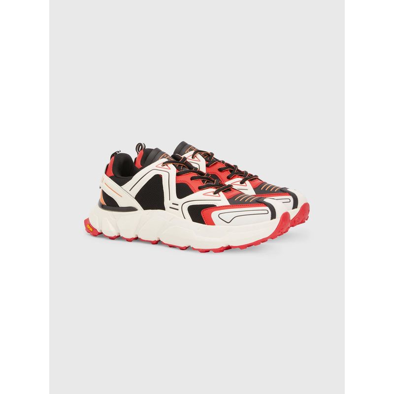 TOMMY HILFIGER - Tenis De Running Dentadas Elevated Hombre Rojo Tommy Hilfiger