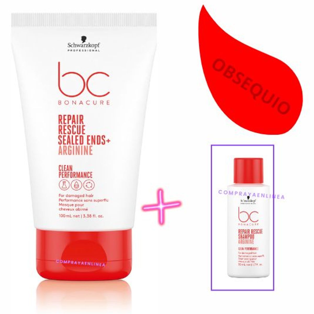 SCHWARZKOPF - Schwarzkopf Bonacure Repair Rescue Sealed puntas sanas 100ml