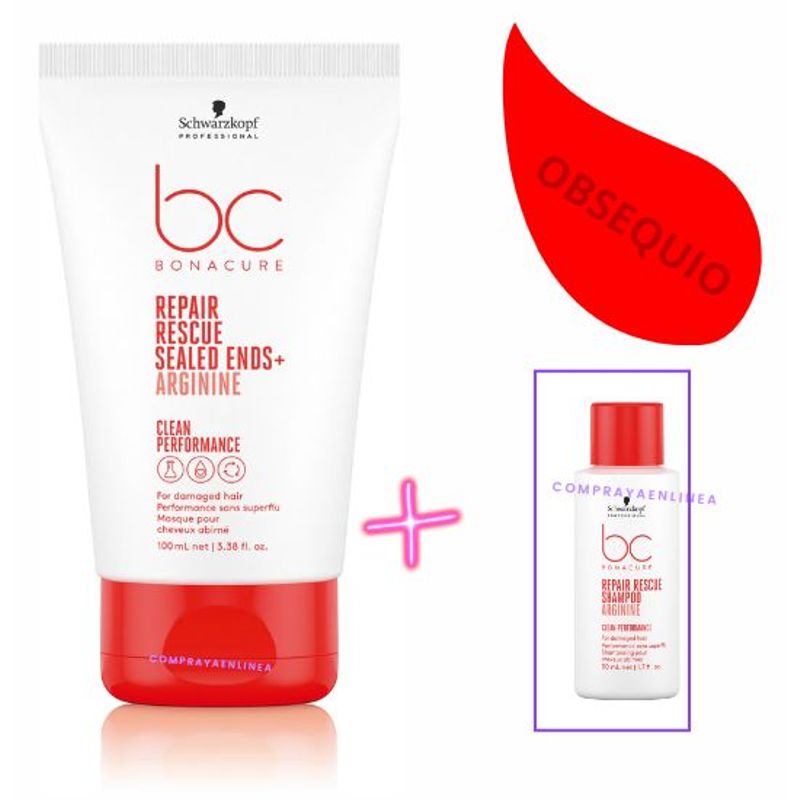 SCHWARZKOPF - Schwarzkopf Bonacure Repair Rescue Sealed puntas sanas 100ml