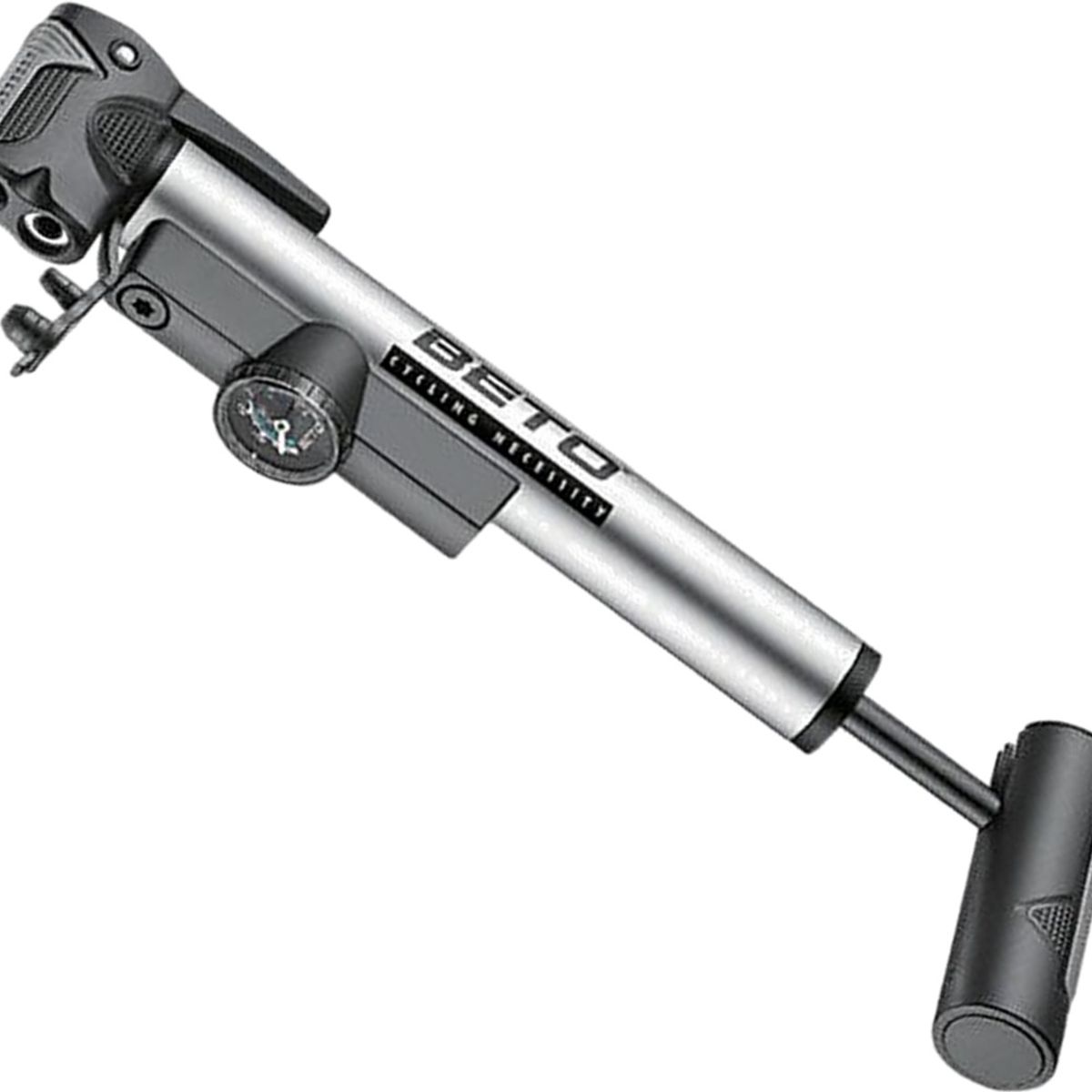 BETO - Inflador beto mini bomba aire bicicleta 80 psi con manometro