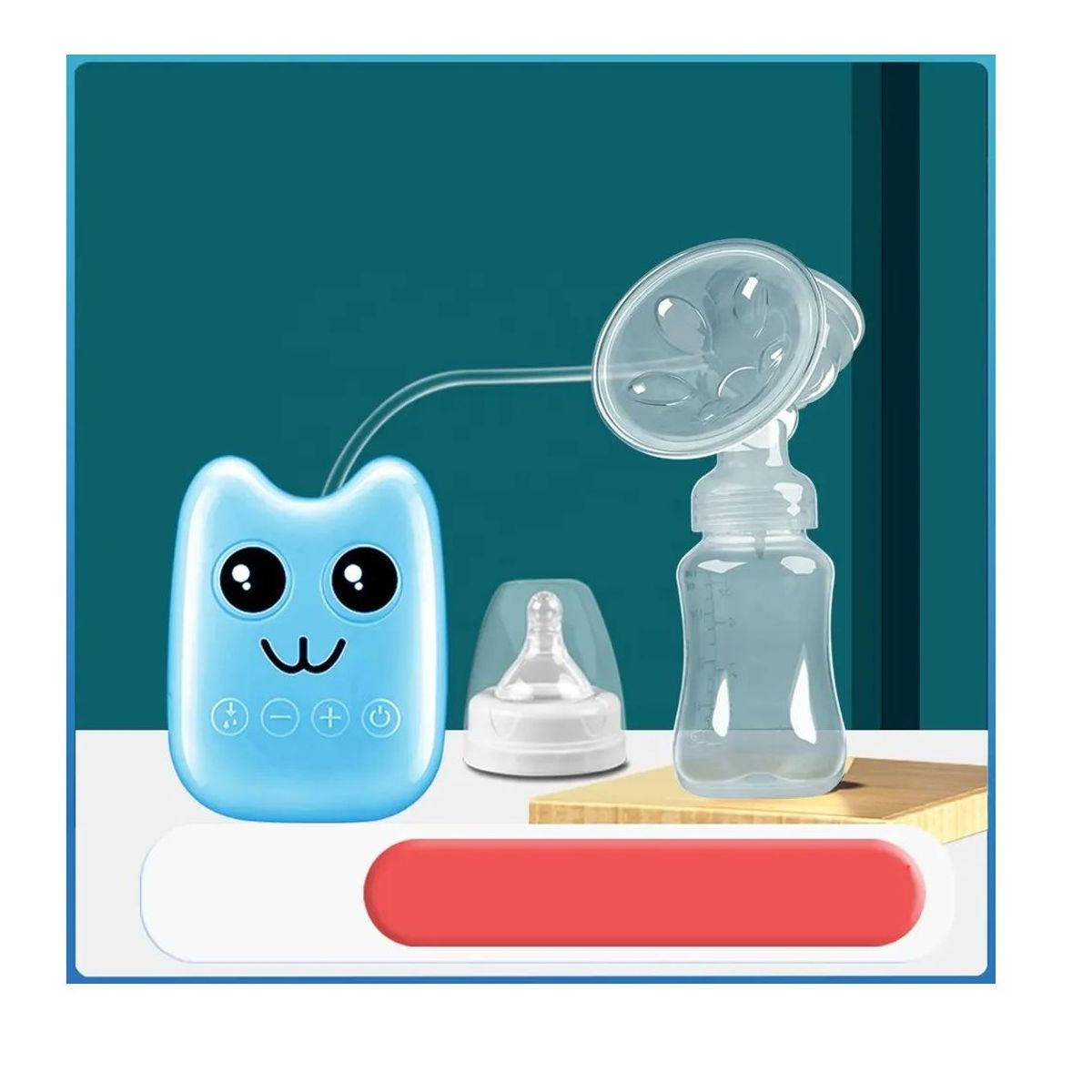 KIDSHOP - Extractor Electrico Sencillo De Leche Materna Azul