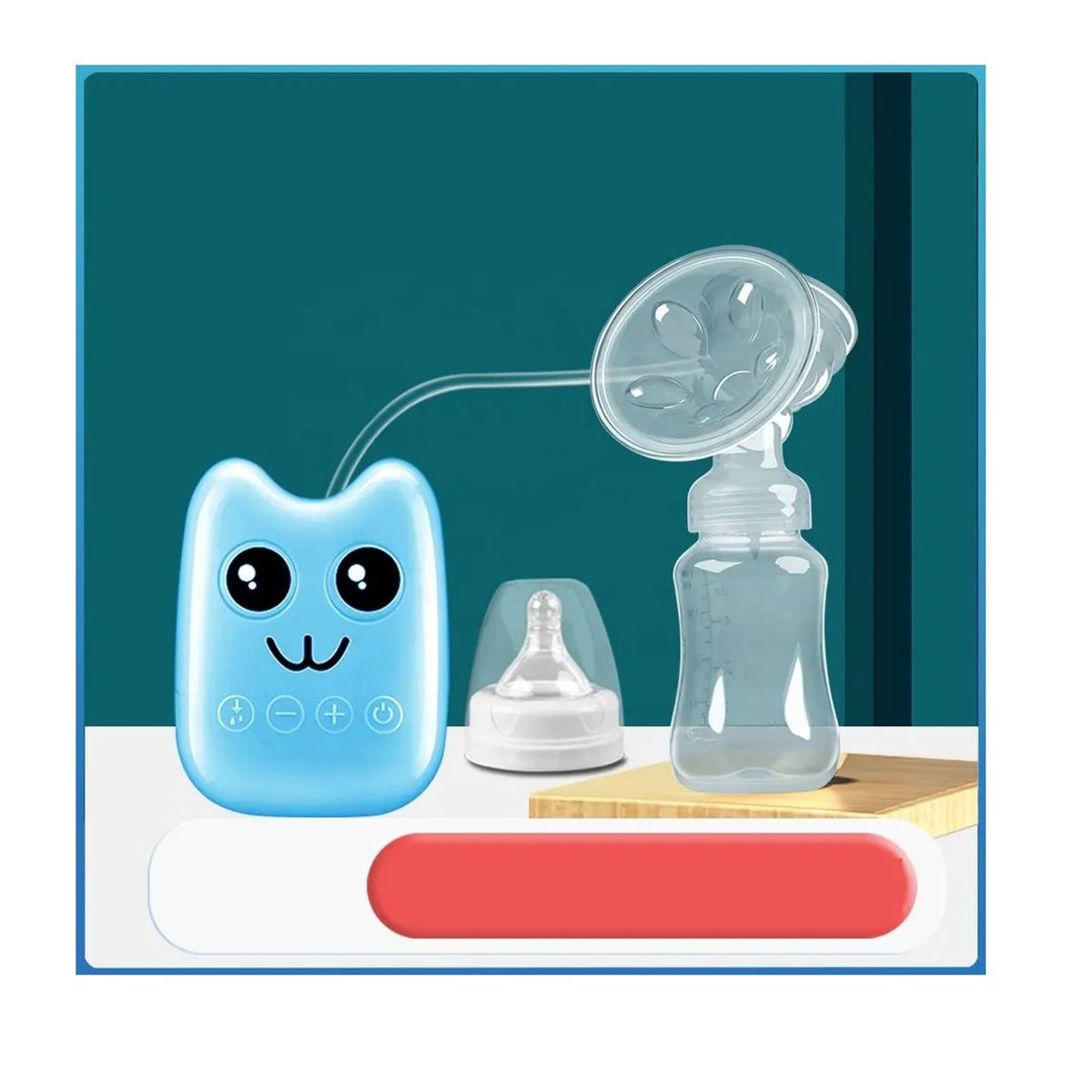 KIDSHOP - Extractor Electrico Sencillo De Leche Materna Azul