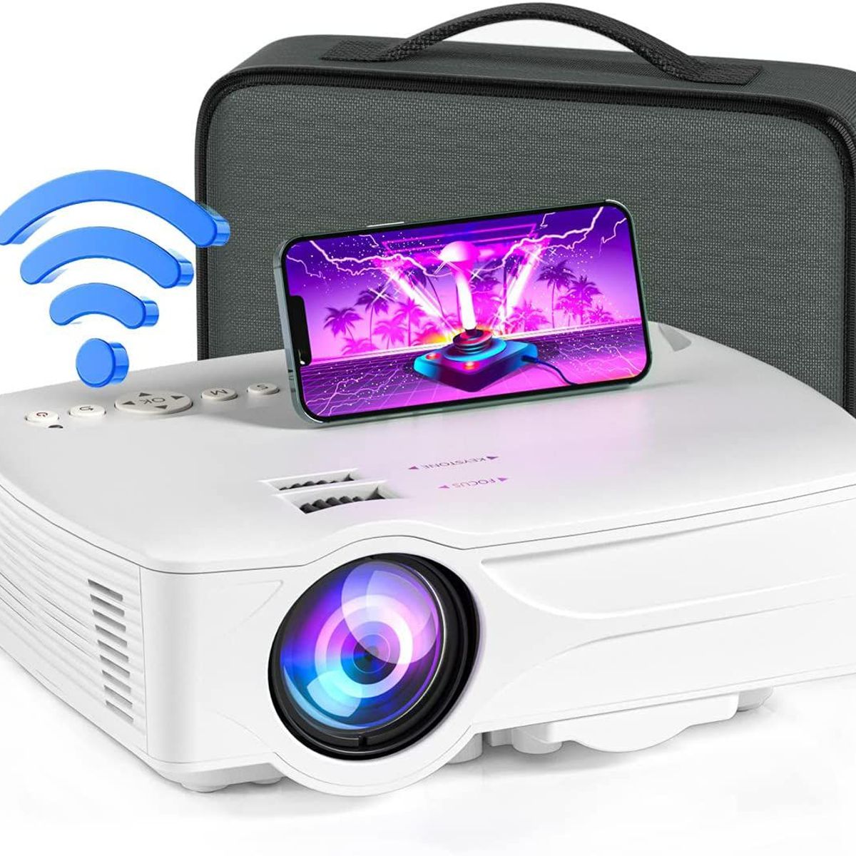 PS PLUS - VIDEO PROYECTOR FULL HD WIFI  MALETIN