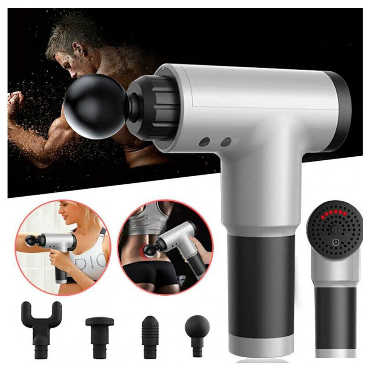 ONE PIXEL - Masajeador Muscular De Mano Pistola Terapéutico ONE PIXEL