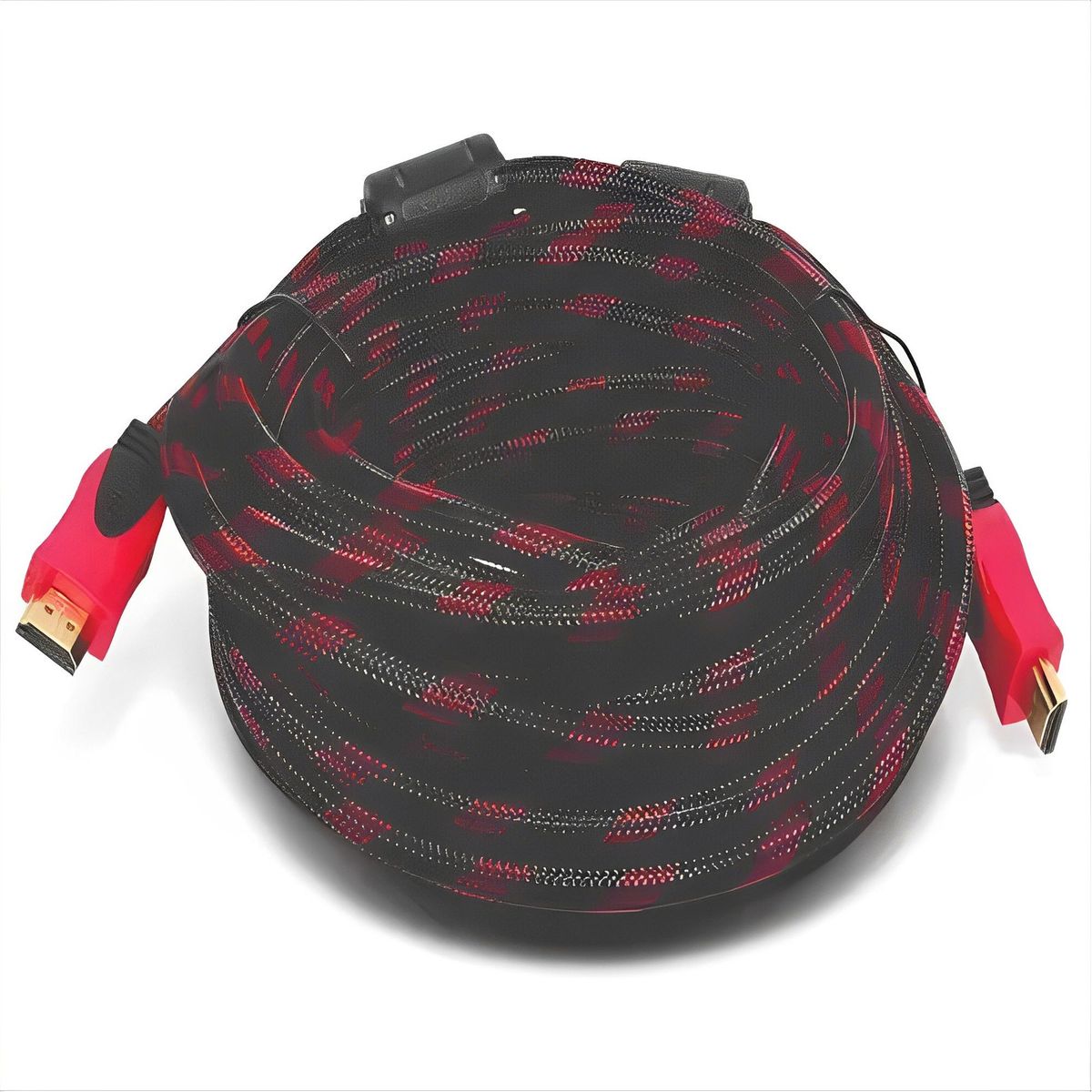 GENERICO - Cable Hdmi 20 Metros Enmallado Punta Dorada Doble Filtro