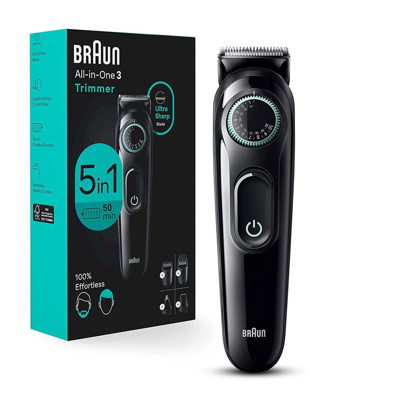 BRAUN - Afeitadora Braun Multiusos 5 en 1 Lavable