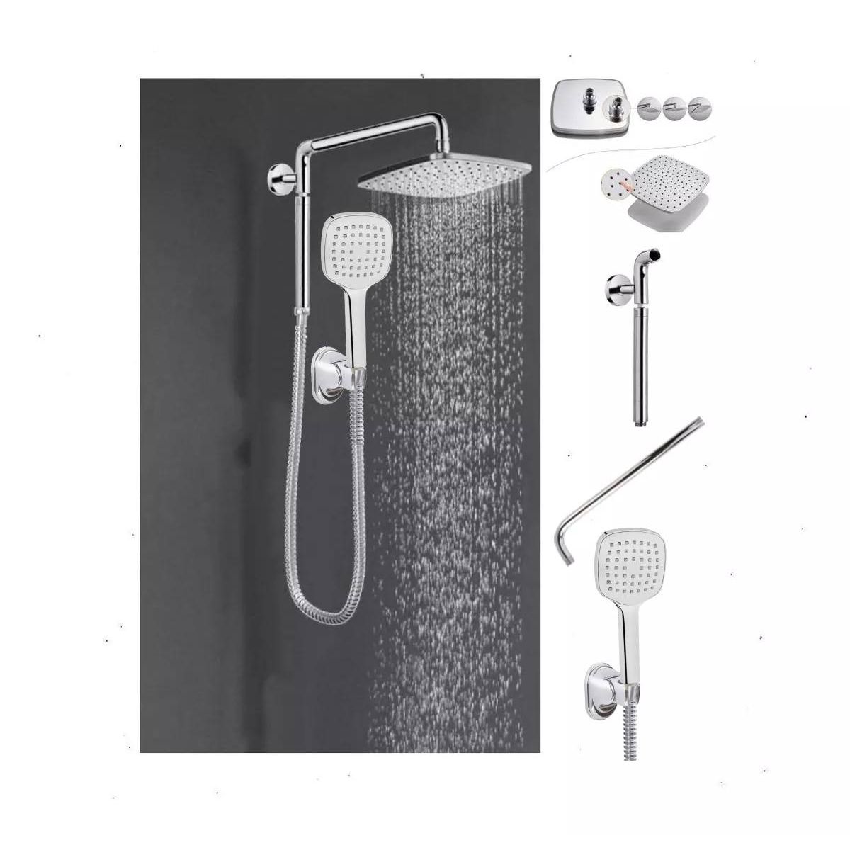 GENERICO - Kit Desviador Ducha Soft Instalación Externa Teleducha Tames