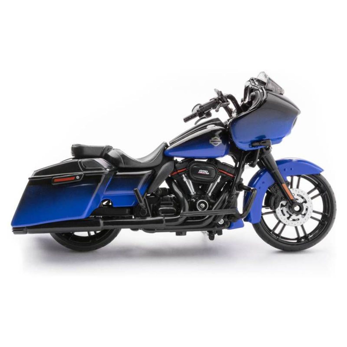 MAISTO - Moto A Escala Harley Davidson 118 Motos De Colección Azul
