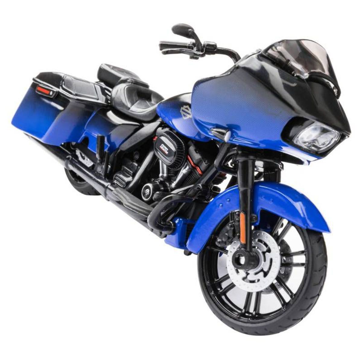 MAISTO - Moto A Escala Harley Davidson 118 Motos De Colección Azul