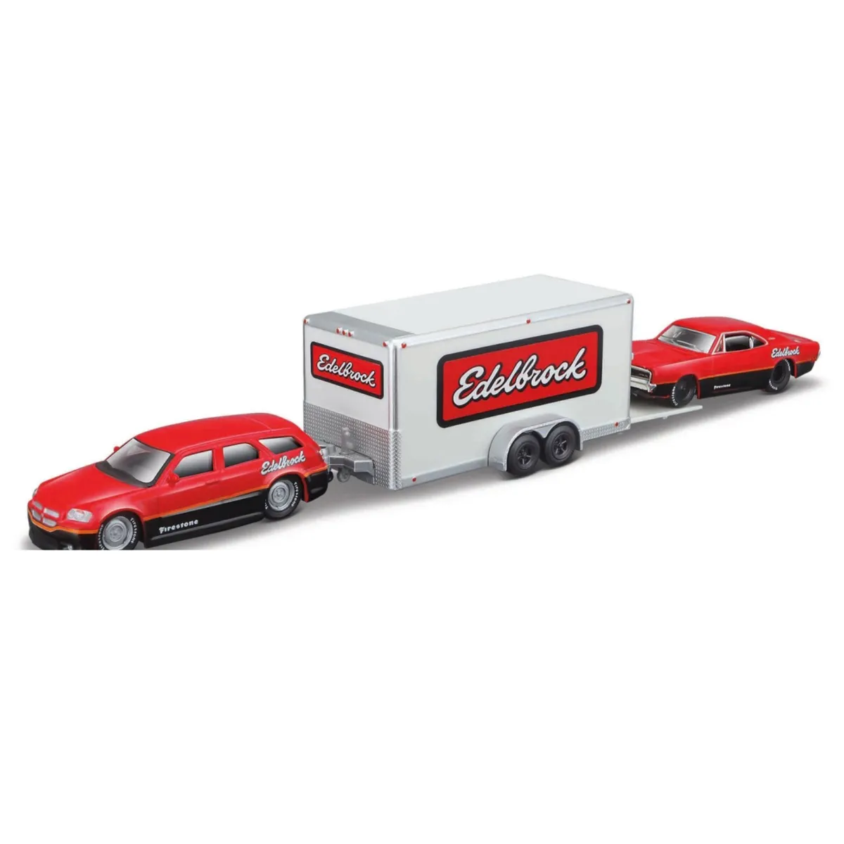 MAISTO - Carro A Escala 1:64 Team Haulers Edición Especial  Rojo