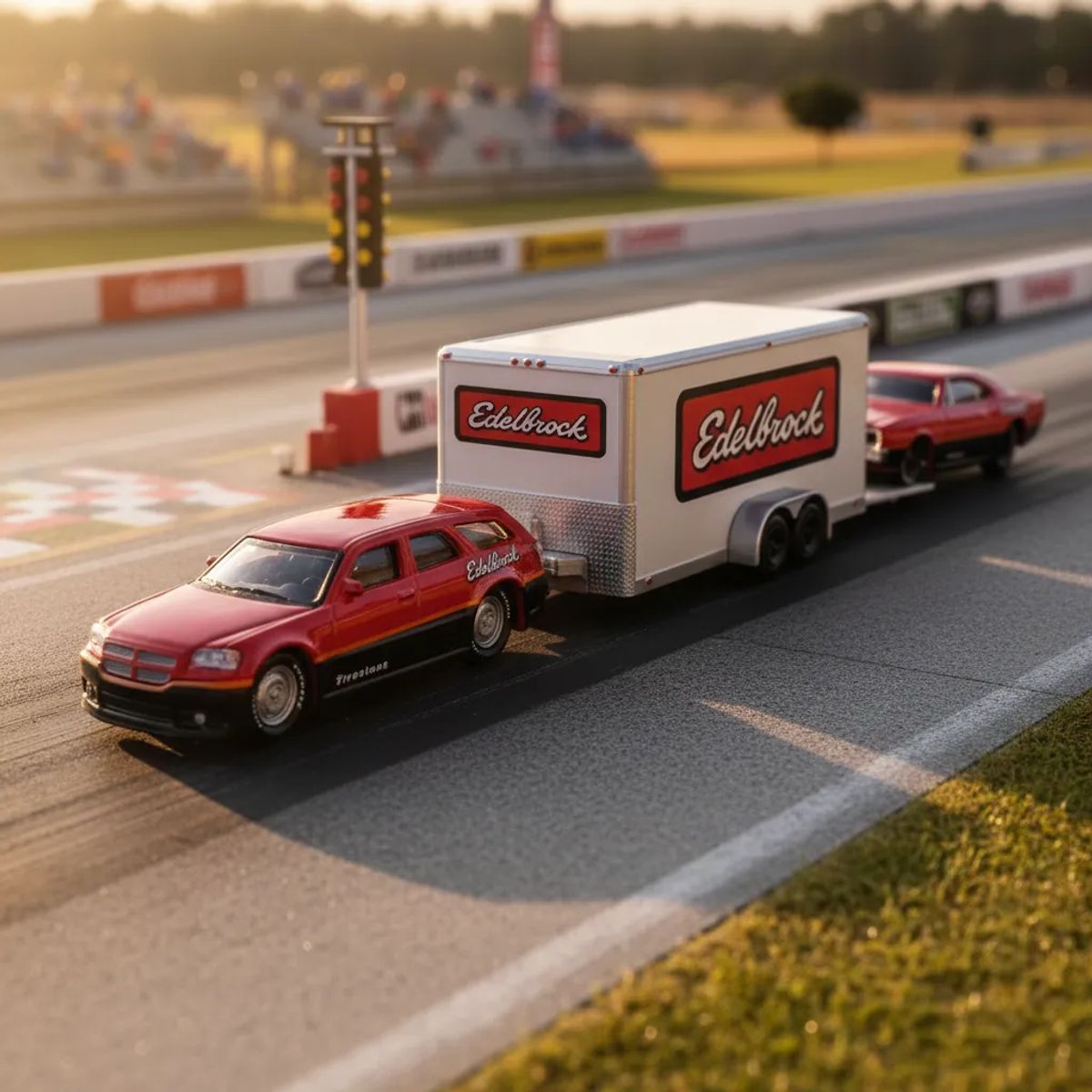 MAISTO - Carro A Escala 1:64 Team Haulers Edición Especial  Rojo